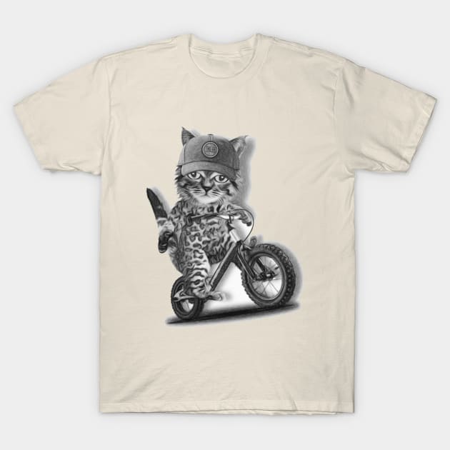 Cool cat T-Shirt by FunnyHedgehog